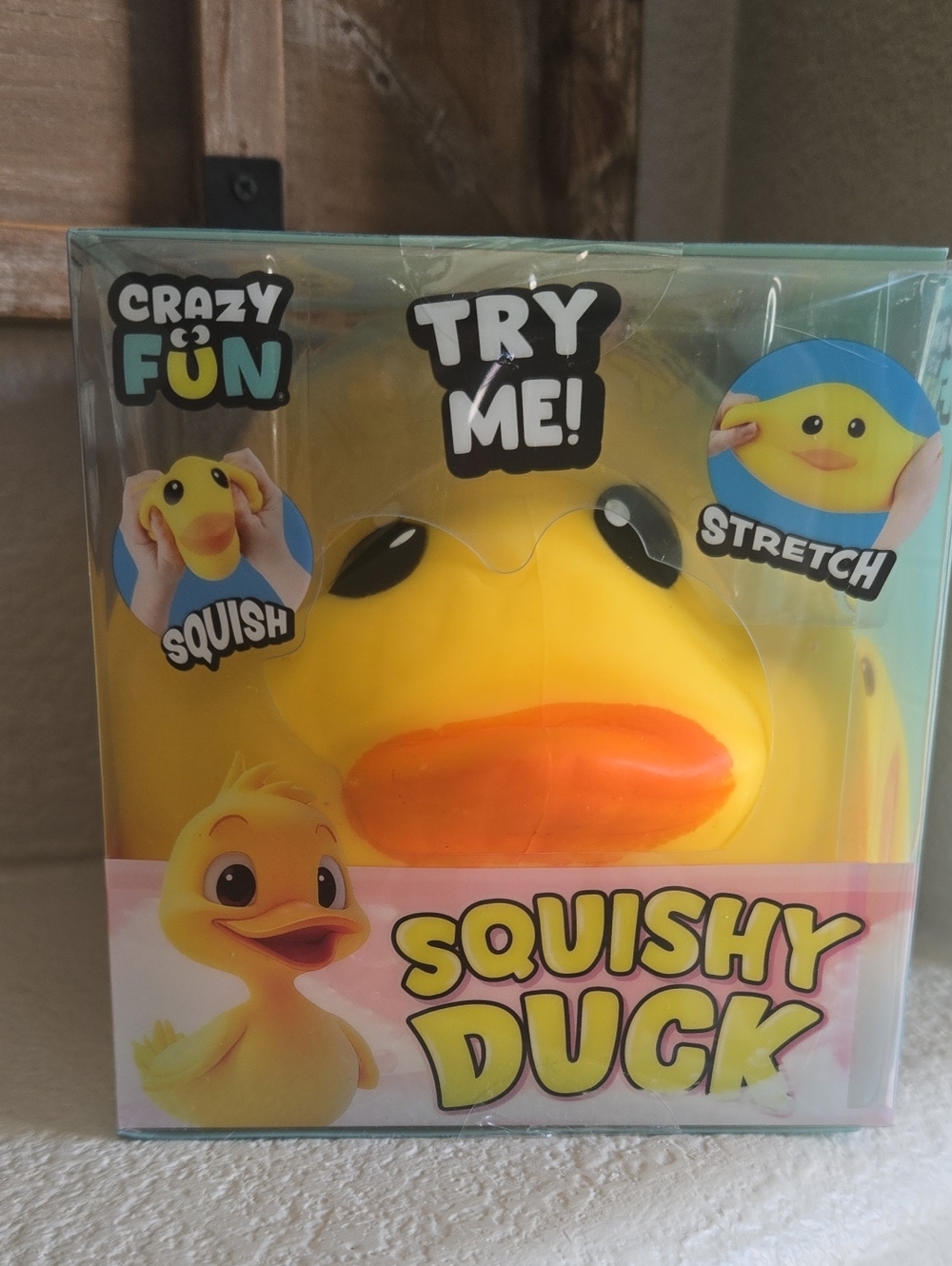 New Crazy Fun Squishy Duck Toy - Yellow